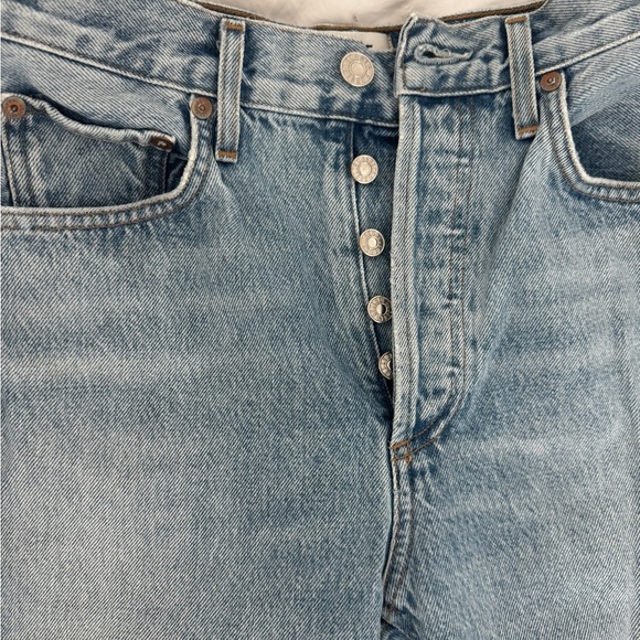 Agolde Riley High Rise Crop Jeans 24 - Picture 2 of 4